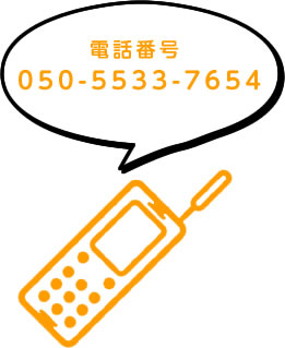 電話番号：050-5533-7654